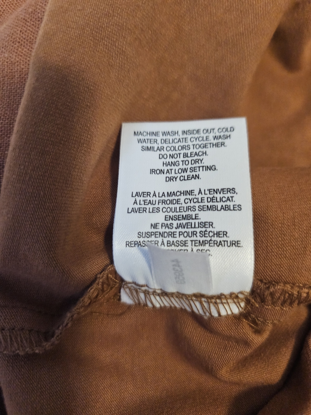 Reitmans Linen Blend Skort Burnt Orange Sz 18 NWT - Picture 10 of 12